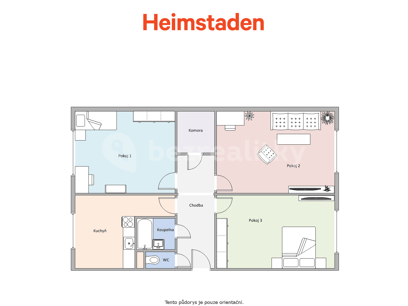 Pronájem bytu 3+1 74 m², Sokola-Tůmy, Český Těšín, Moravskoslezský kraj Pronájem bytu 3+1 74 m², Sokola-Tůmy, Český Těšín, Moravskoslezský kraj