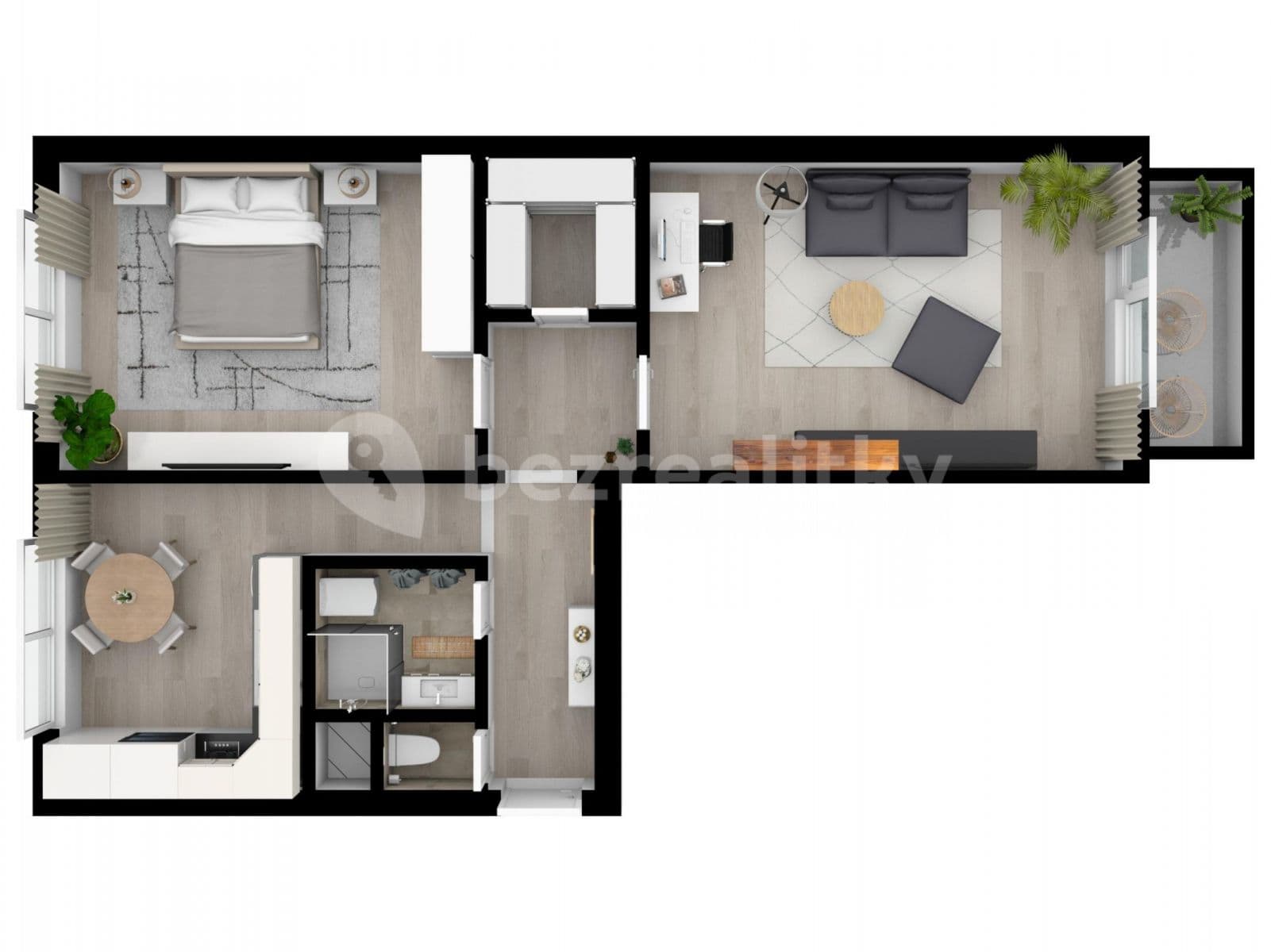 Pronájem bytu 2+1 62 m², Teyschlova, Brno, Jihomoravský kraj Pronájem bytu 2+1 62 m², Teyschlova, Brno, Jihomoravský kraj