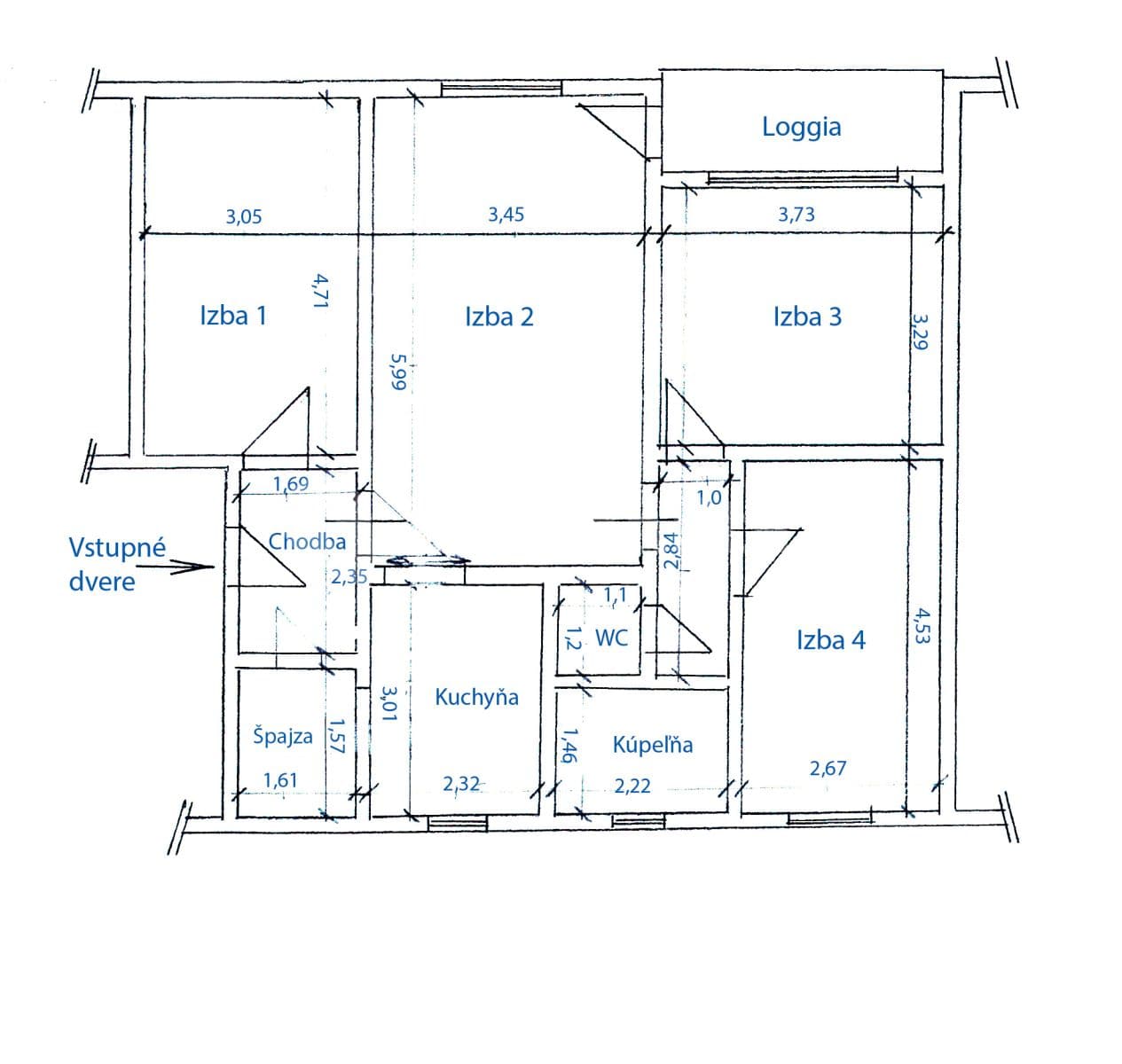 Pronájem bytu 4+1 83 m², Lermontova, Martin, Žilinský kraj Pronájem bytu 4+1 83 m², Lermontova, Martin, Žilinský kraj