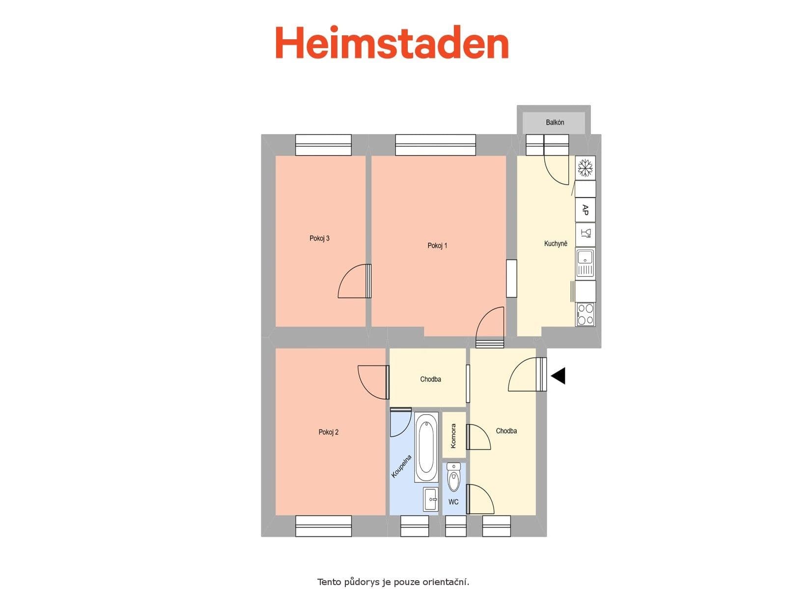 Pronájem bytu 3+1 70 m², Kapitána Jasioka, Havířov, Moravskoslezský kraj Pronájem bytu 3+1 70 m², Kapitána Jasioka, Havířov, Moravskoslezský kraj