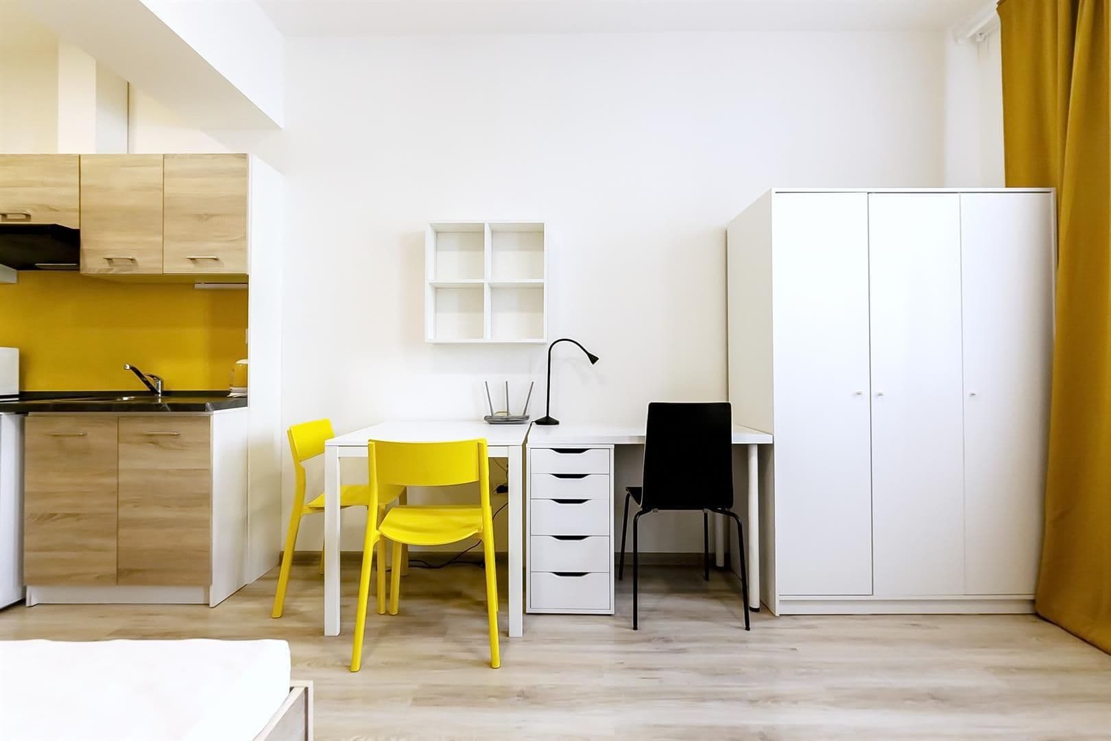 Pronájem bytu 1+kk 25 m², Hybešova, Brno, Jihomoravský kraj Pronájem bytu 1+kk 25 m², Hybešova, Brno, Jihomoravský kraj