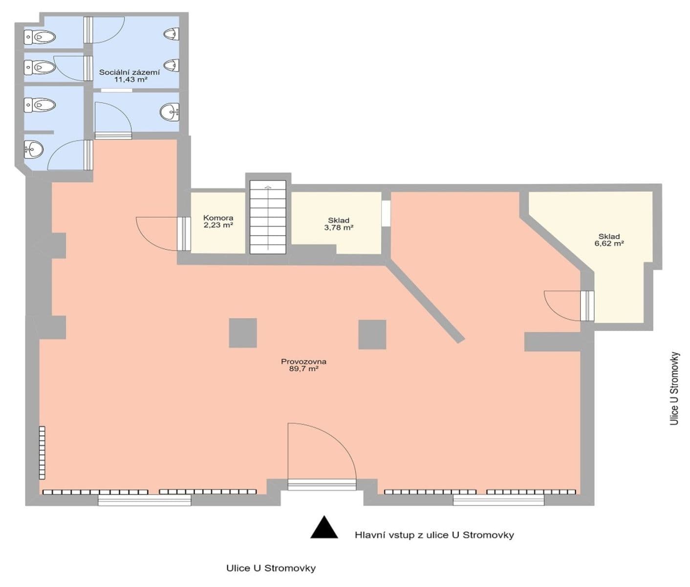 Pronájem nebytového prostoru 179 m², U Stromovky, Havířov, Moravskoslezský kraj Pronájem nebytového prostoru 179 m², U Stromovky, Havířov, Moravskoslezský kraj
