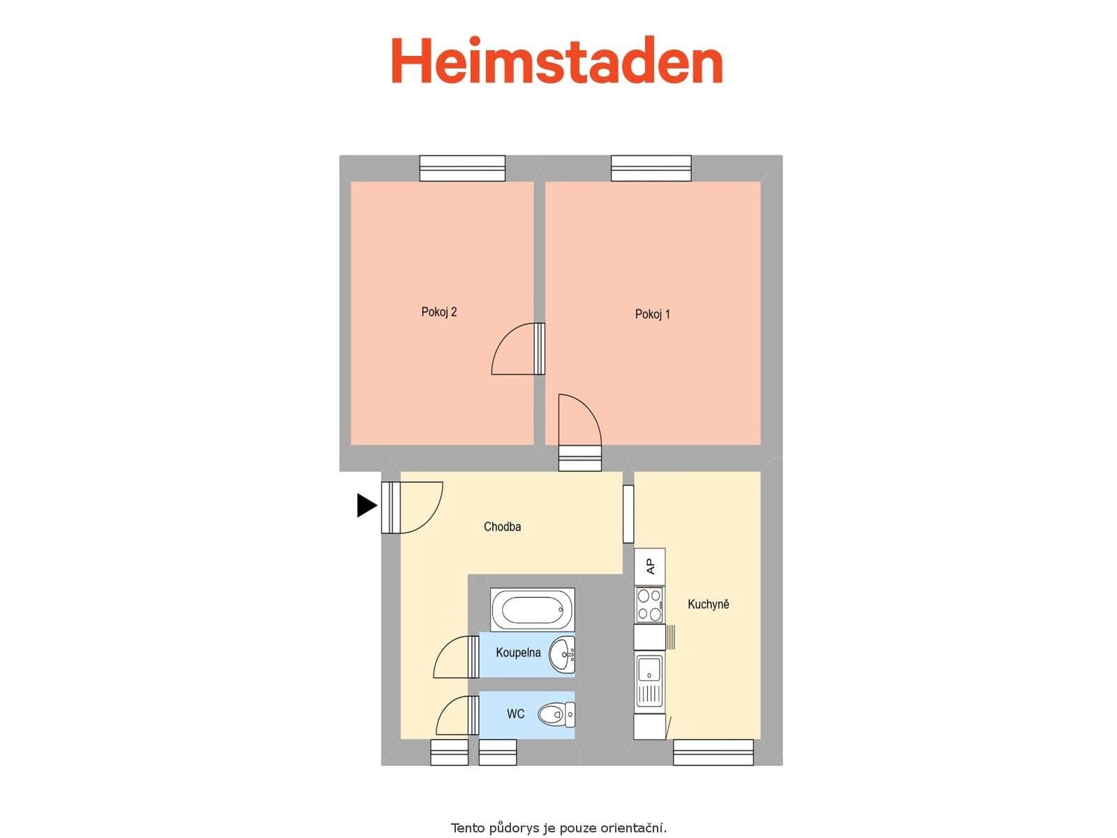 Pronájem bytu 2+1 54 m², Na Nábřeží, Havířov, Moravskoslezský kraj Pronájem bytu 2+1 54 m², Na Nábřeží, Havířov, Moravskoslezský kraj