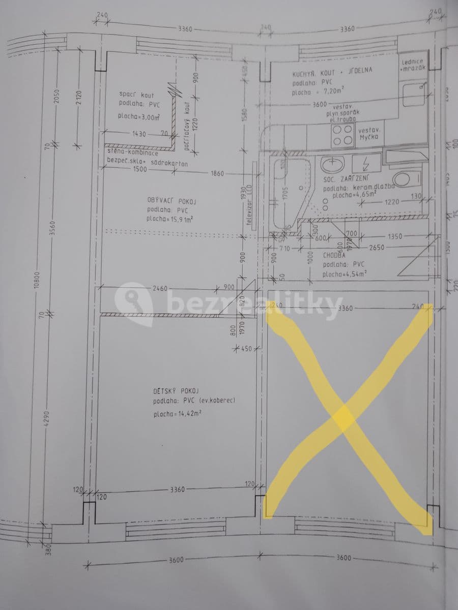 Pronájem bytu 2+kk 51 m², Drahobejlova, Praha, Praha Pronájem bytu 2+kk 51 m², Drahobejlova, Praha, Praha