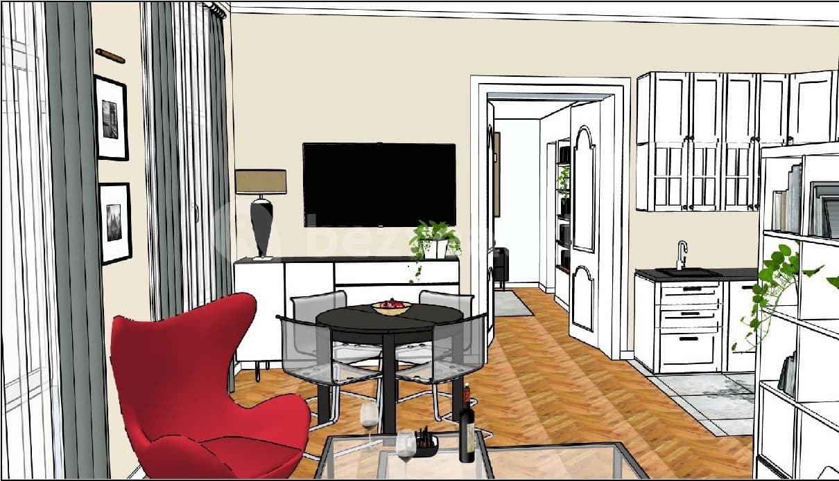 Pronájem bytu 2+kk 56 m², Na Smetance, Praha, Praha Pronájem bytu 2+kk 56 m², Na Smetance, Praha, Praha