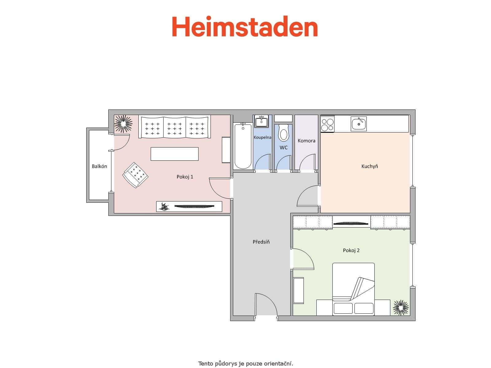 Pronájem bytu 2+1 56 m², Mickiewiczova, Havířov, Moravskoslezský kraj Pronájem bytu 2+1 56 m², Mickiewiczova, Havířov, Moravskoslezský kraj
