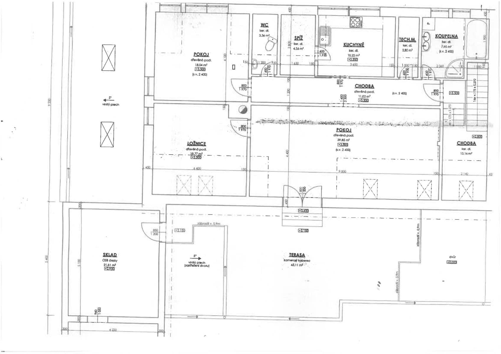 Pronájem bytu 3+1 120 m², Havlíčkovo nám., Kladno, Středočeský kraj Pronájem bytu 3+1 120 m², Havlíčkovo nám., Kladno, Středočeský kraj