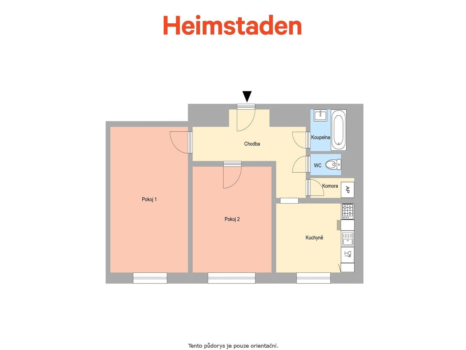 Pronájem bytu 2+1 55 m², Na Nábřeží, Havířov, Moravskoslezský kraj Pronájem bytu 2+1 55 m², Na Nábřeží, Havířov, Moravskoslezský kraj