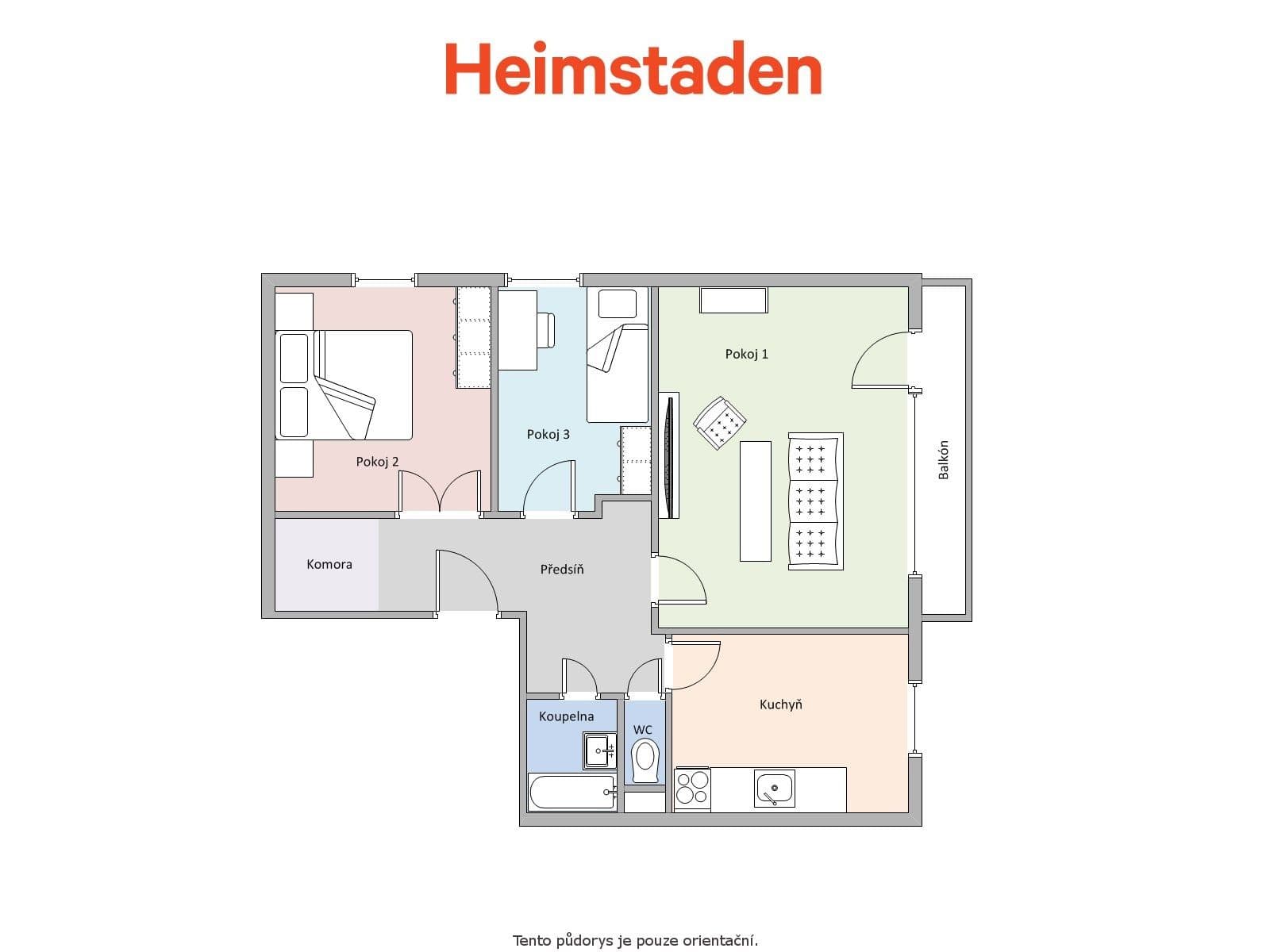 Pronájem bytu 3+1 69 m², V. K. Klicpery, Havířov, Moravskoslezský kraj Pronájem bytu 3+1 69 m², V. K. Klicpery, Havířov, Moravskoslezský kraj