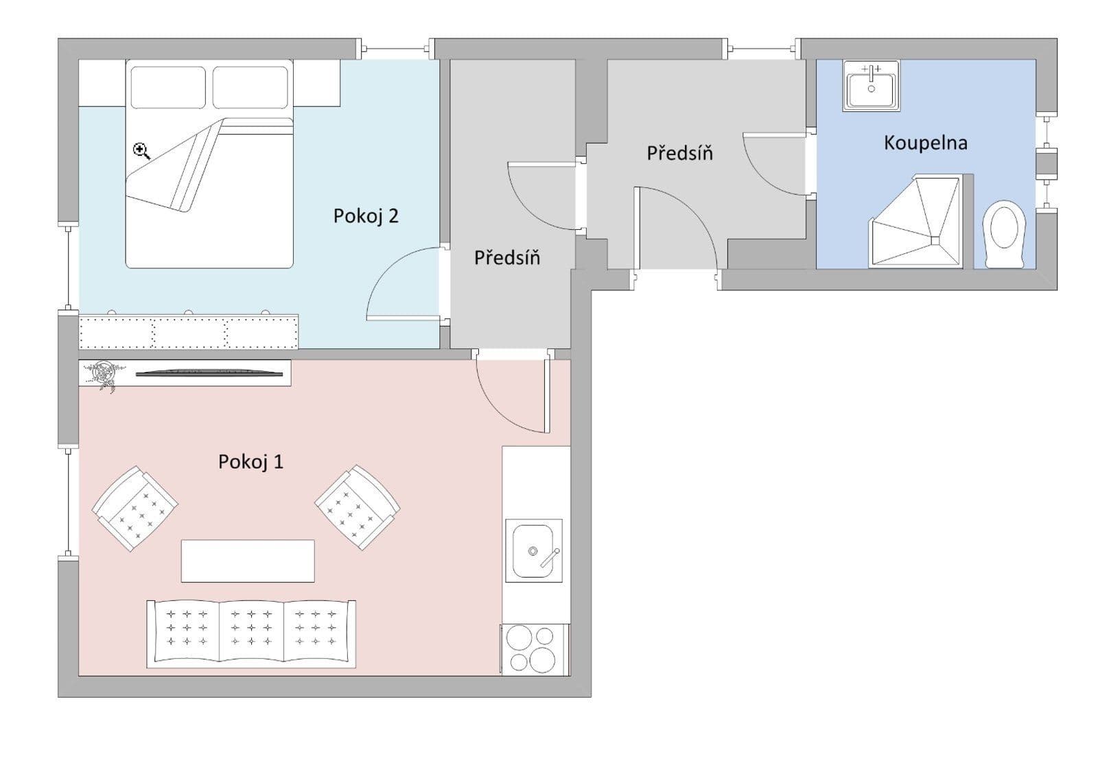 Pronájem bytu 2+kk 44 m², Nadační, Ostrava, Moravskoslezský kraj Pronájem bytu 2+kk 44 m², Nadační, Ostrava, Moravskoslezský kraj
