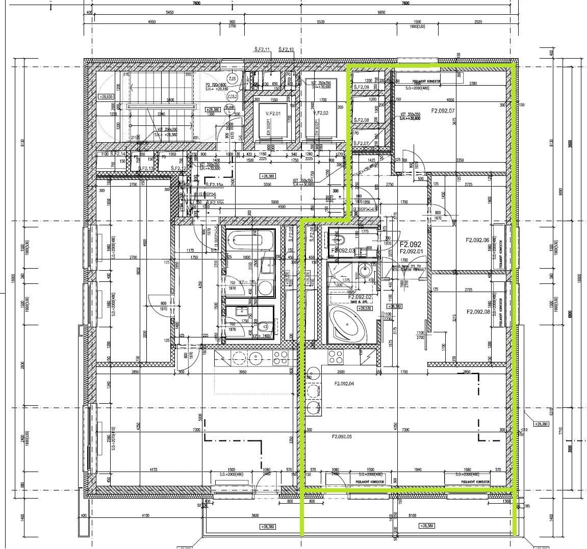 Pronájem bytu 4+kk 90 m², U Uranie, Praha, Praha Pronájem bytu 4+kk 90 m², U Uranie, Praha, Praha