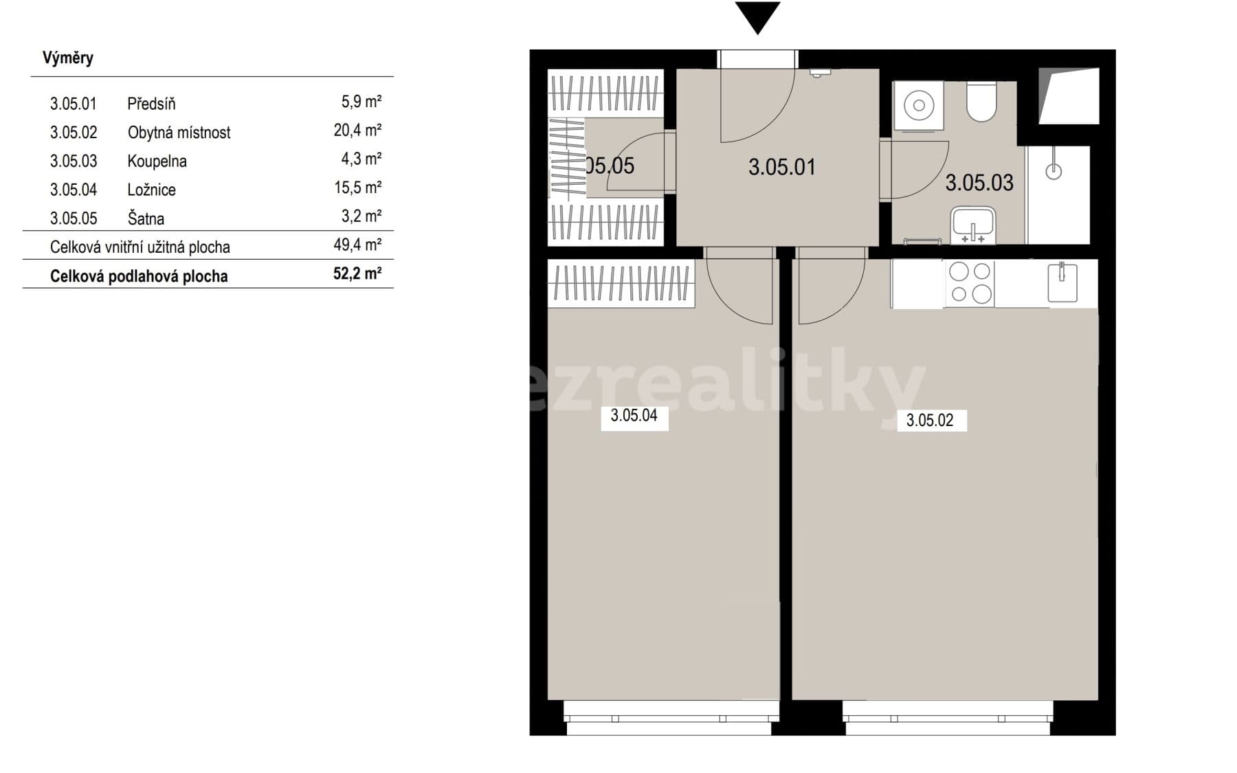 Pronájem bytu 2+kk 52 m², Dělnická, Praha, Praha Pronájem bytu 2+kk 52 m², Dělnická, Praha, Praha