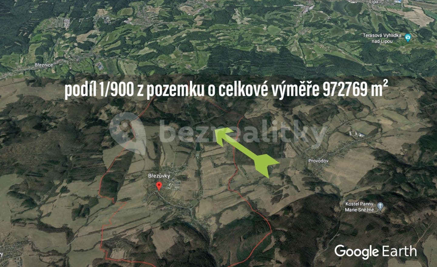Prodej pozemku 1.081 m², Březůvky, Zlínský kraj
