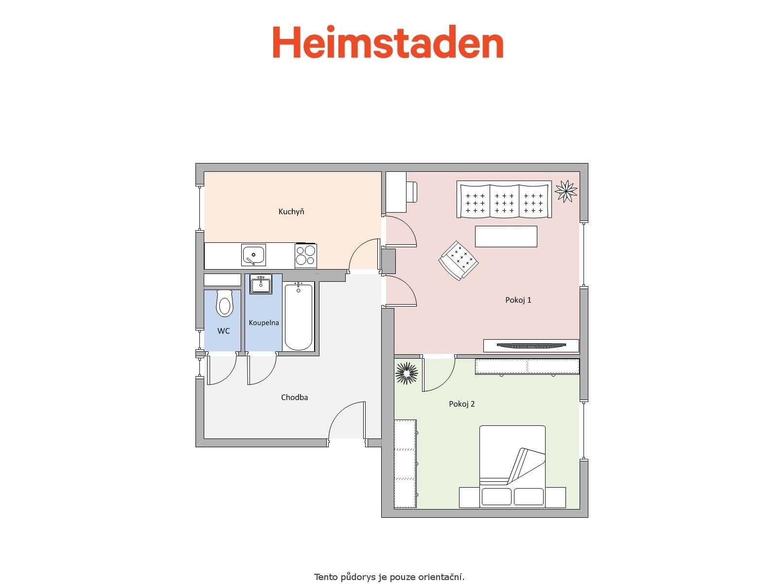 Pronájem bytu 2+1 52 m², U Stromovky, Havířov, Moravskoslezský kraj Pronájem bytu 2+1 52 m², U Stromovky, Havířov, Moravskoslezský kraj