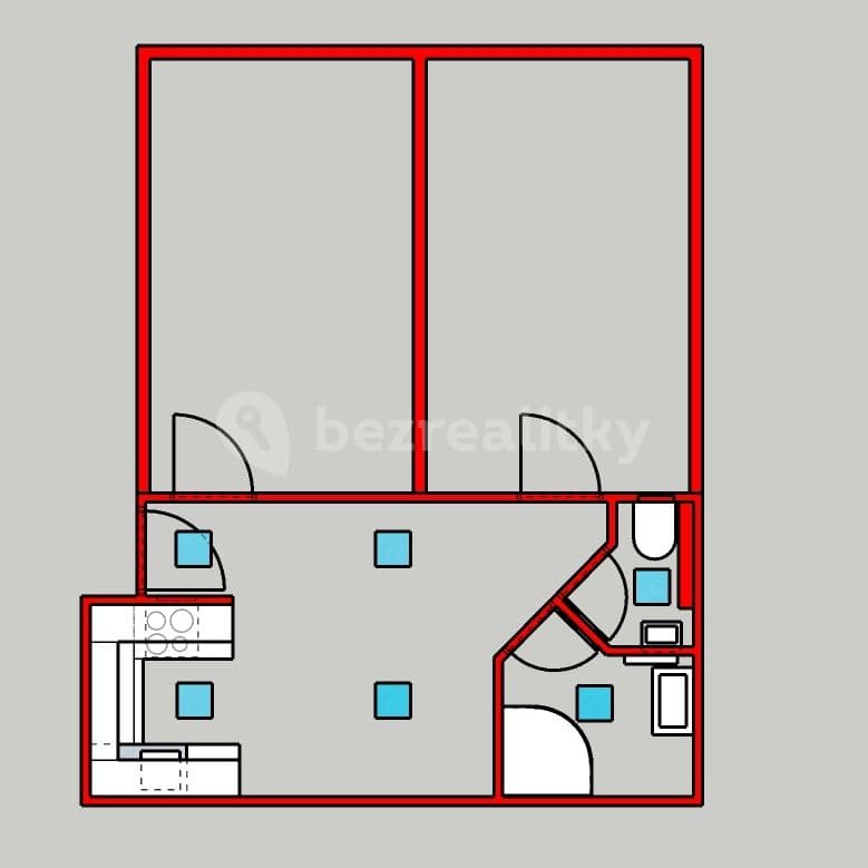 Pronájem bytu 2+1 53 m², Velehradská, Praha, Praha Pronájem bytu 2+1 53 m², Velehradská, Praha, Praha