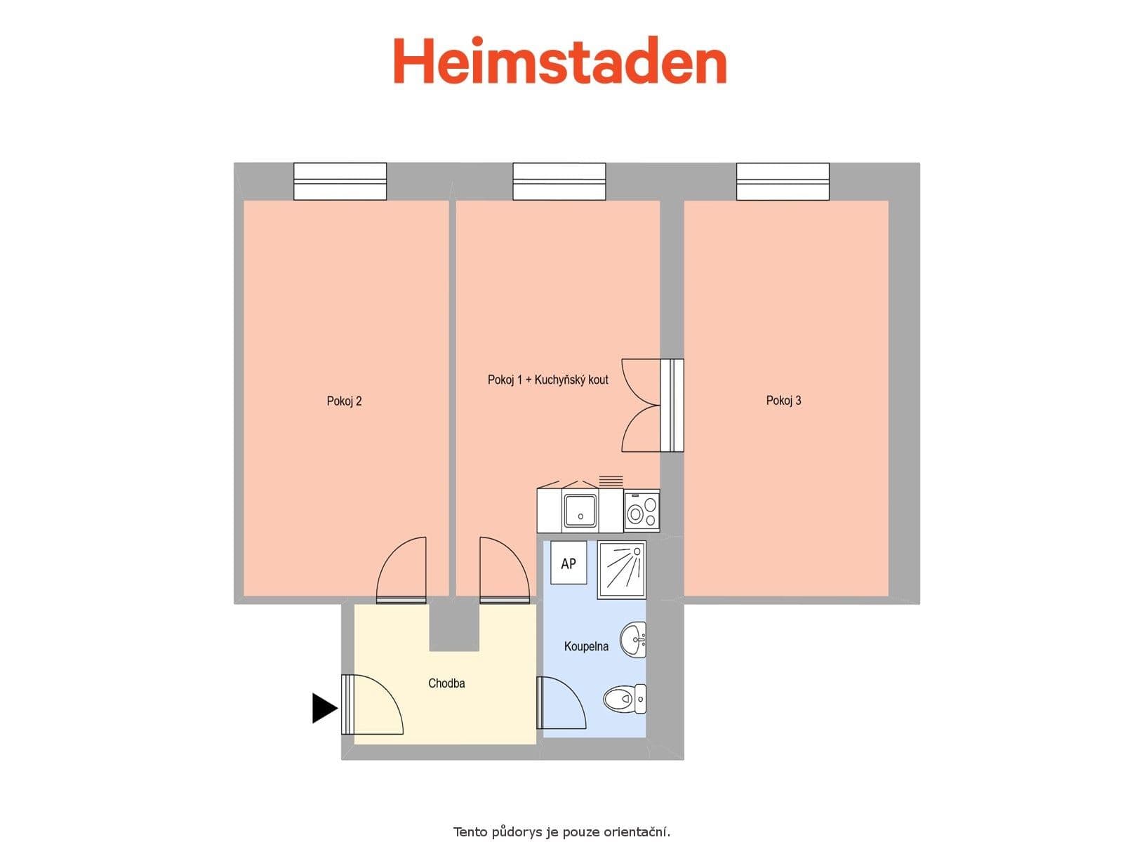 Pronájem bytu 3+kk 59 m², U Stromovky, Havířov, Moravskoslezský kraj Pronájem bytu 3+kk 59 m², U Stromovky, Havířov, Moravskoslezský kraj