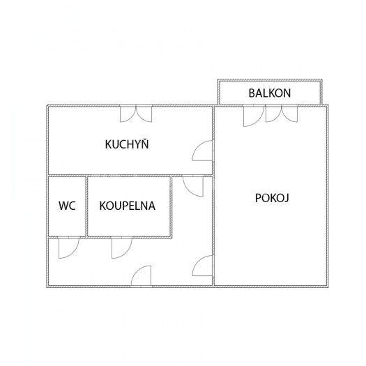 Prodej bytu 1+1 36 m², Masarykova třída, Orlová, Moravskoslezský kraj
