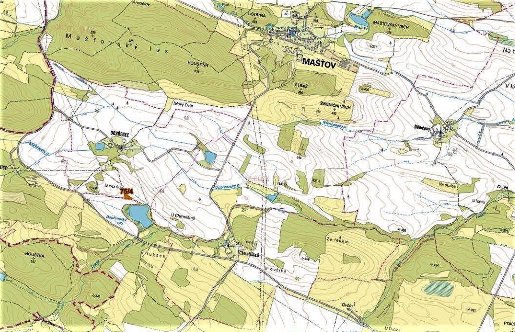 Prodej pozemku 2.603 m², Mašťov, Ústecký kraj