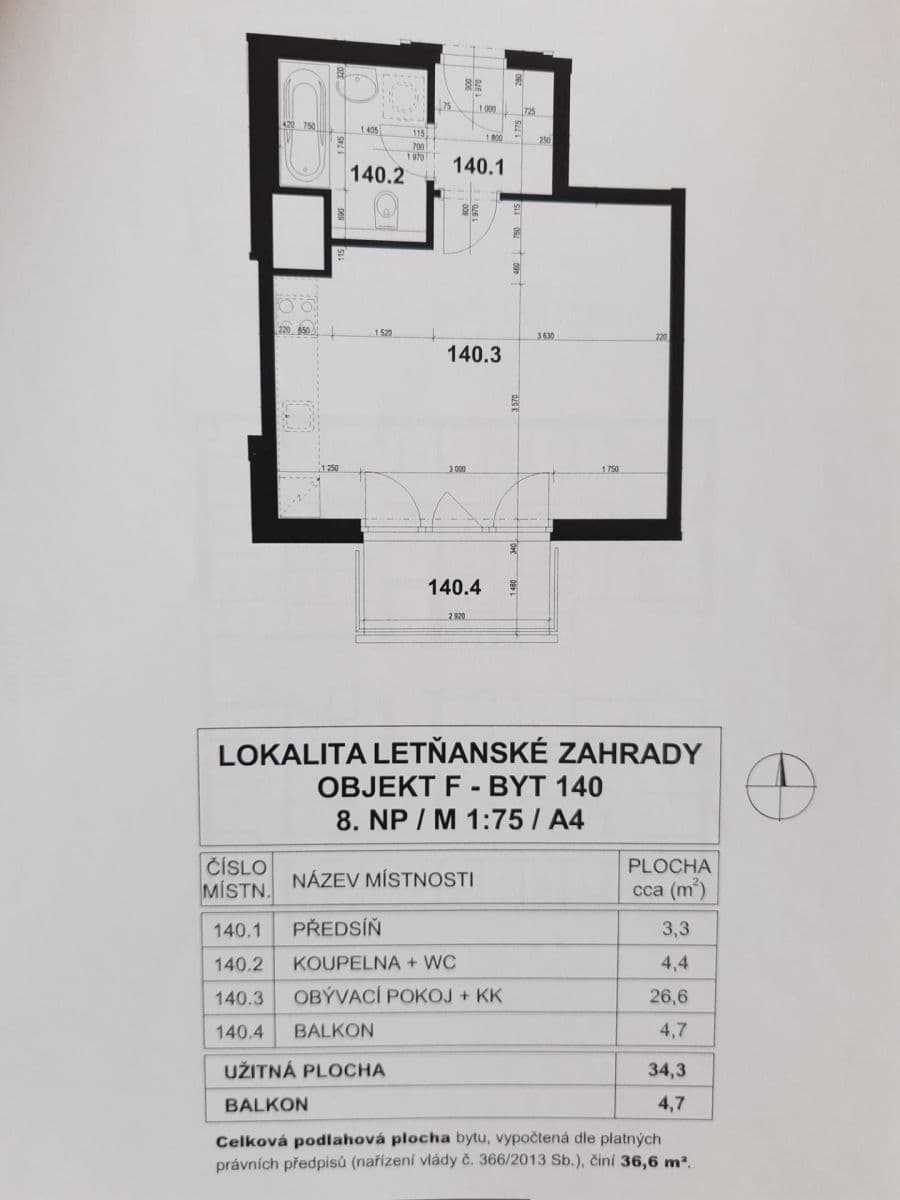 Prodej bytu 1+kk 41 m², Kadečkové, Praha, Praha Prodej bytu 1+kk 41 m², Kadečkové, Praha, Praha