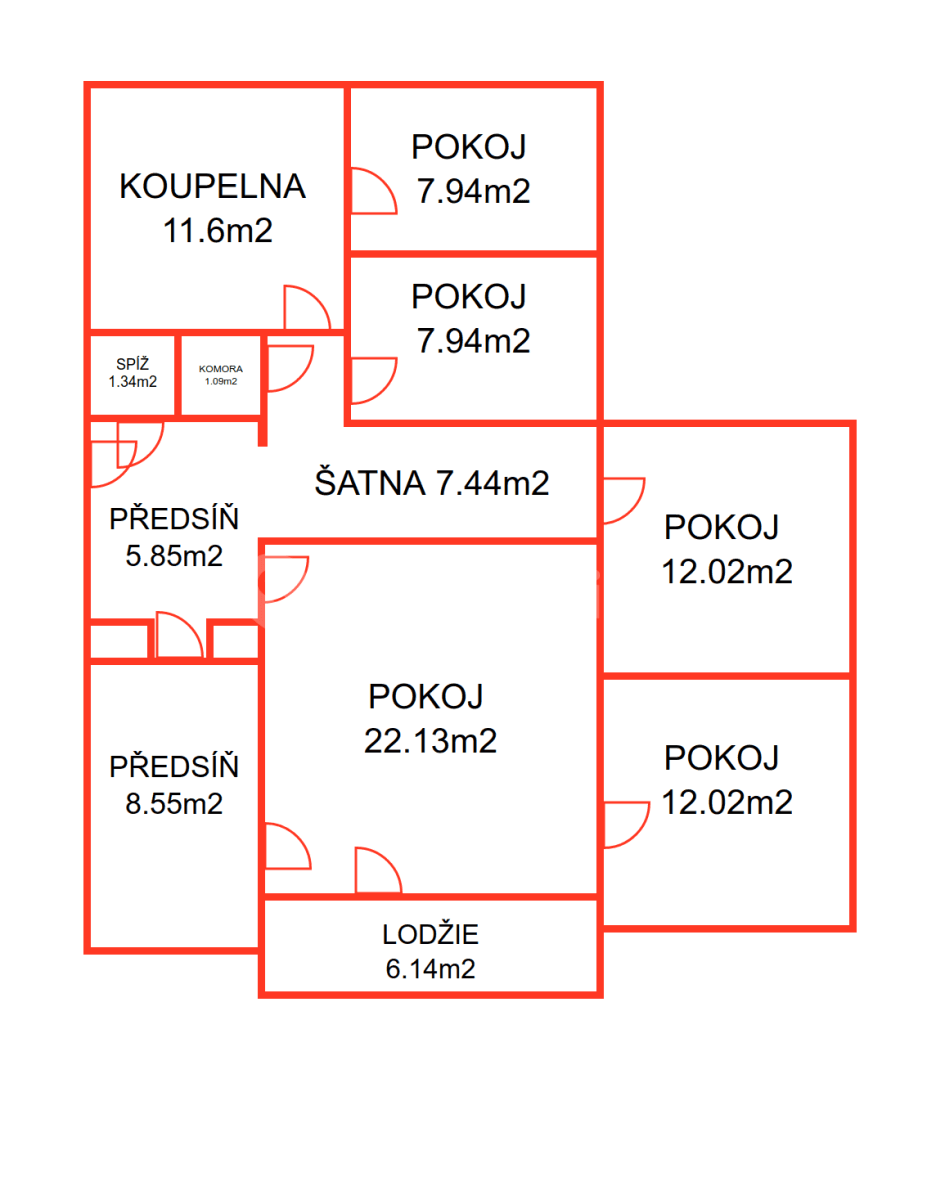 Pronájem bytu 5+1 106 m², Brno, Jihomoravský kraj Pronájem bytu 5+1 106 m², Brno, Jihomoravský kraj