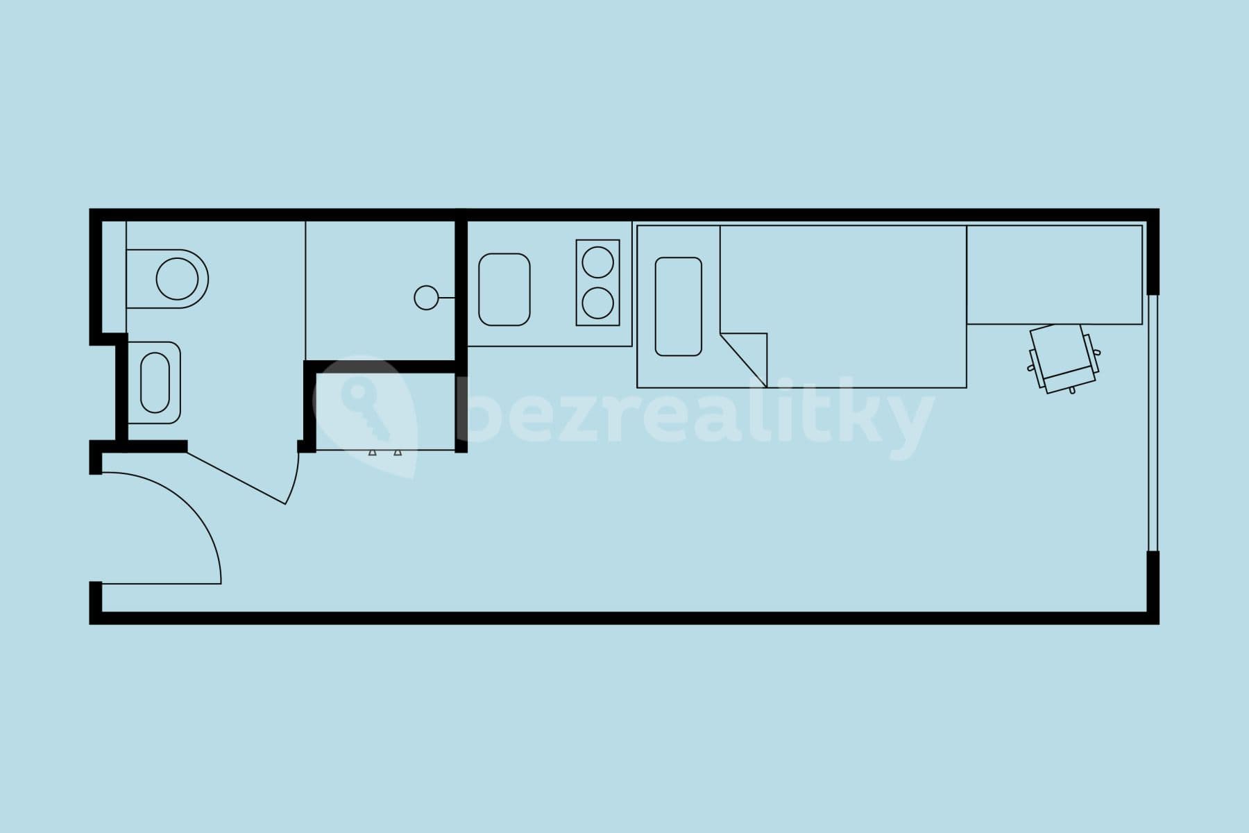 Pronájem bytu 1+kk 15 m², Na Zátorách, Praha, Praha Pronájem bytu 1+kk 15 m², Na Zátorách, Praha, Praha