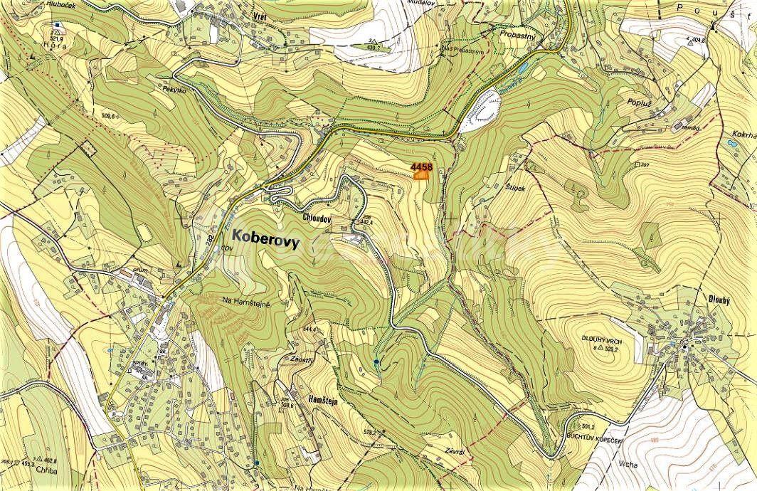 Prodej pozemku 2.693 m², Koberovy, Liberecký kraj