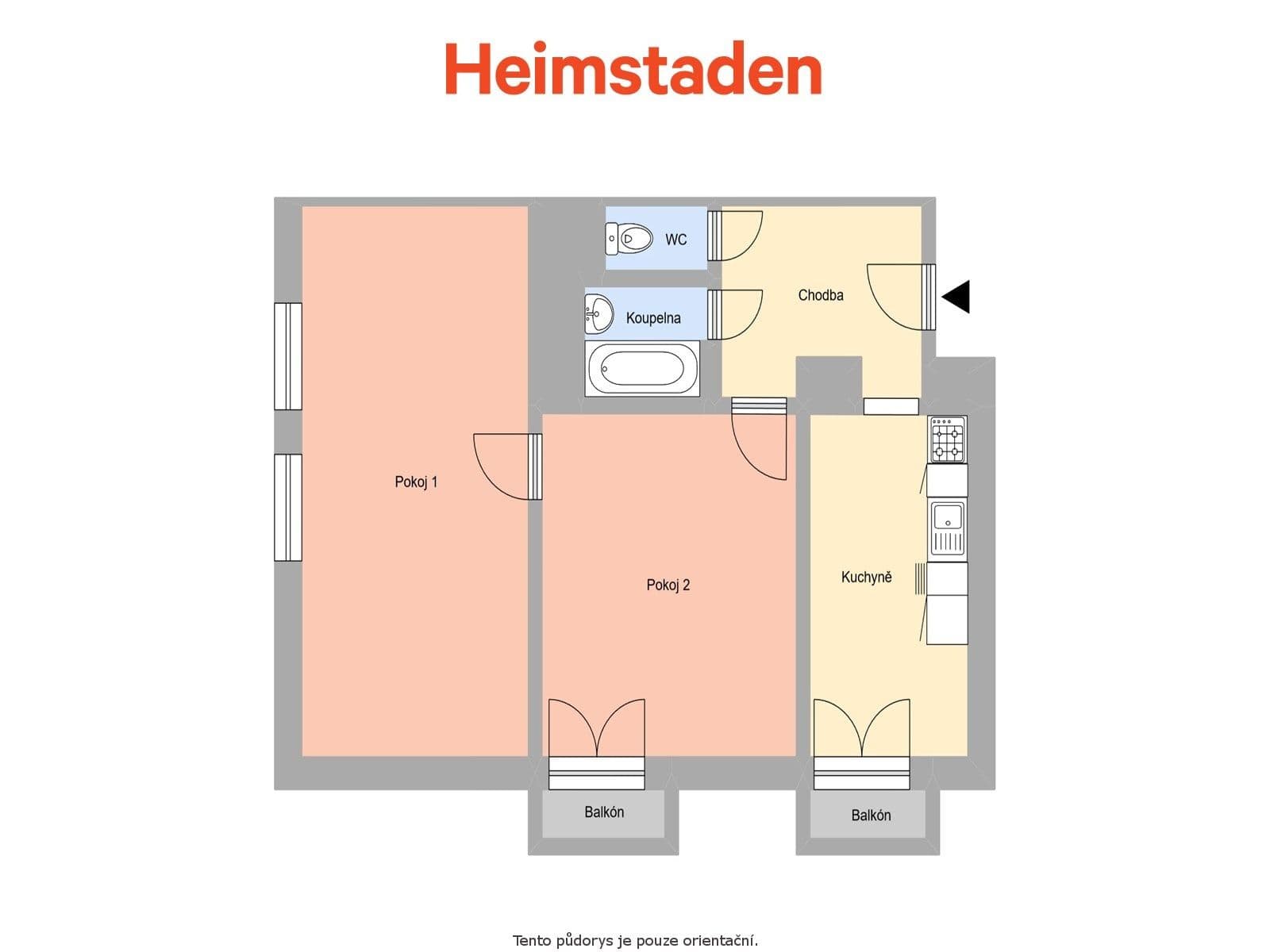 Pronájem bytu 2+1 61 m², Komenského, Ostrava, Moravskoslezský kraj Pronájem bytu 2+1 61 m², Komenského, Ostrava, Moravskoslezský kraj