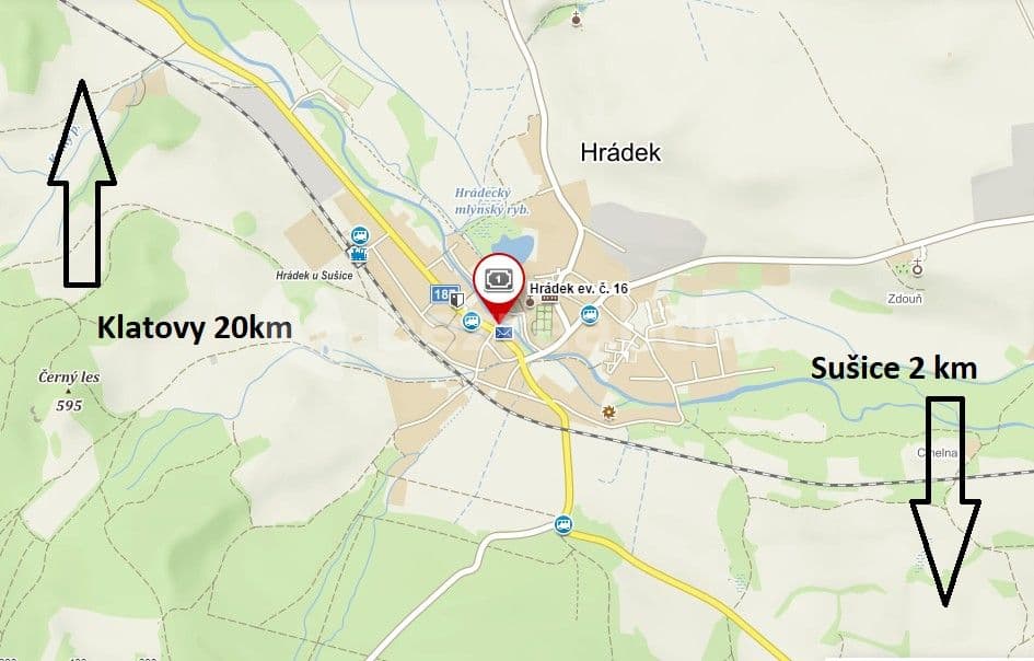 Prodej domu 180 m², pozemek 675 m², Hrádek, Plzeňský kraj