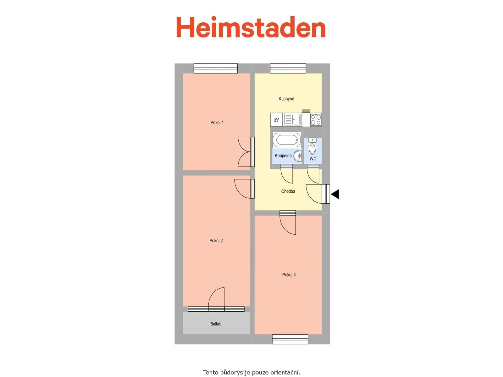 Pronájem bytu 3+1 69 m², Matuškova, Havířov, Moravskoslezský kraj Pronájem bytu 3+1 69 m², Matuškova, Havířov, Moravskoslezský kraj