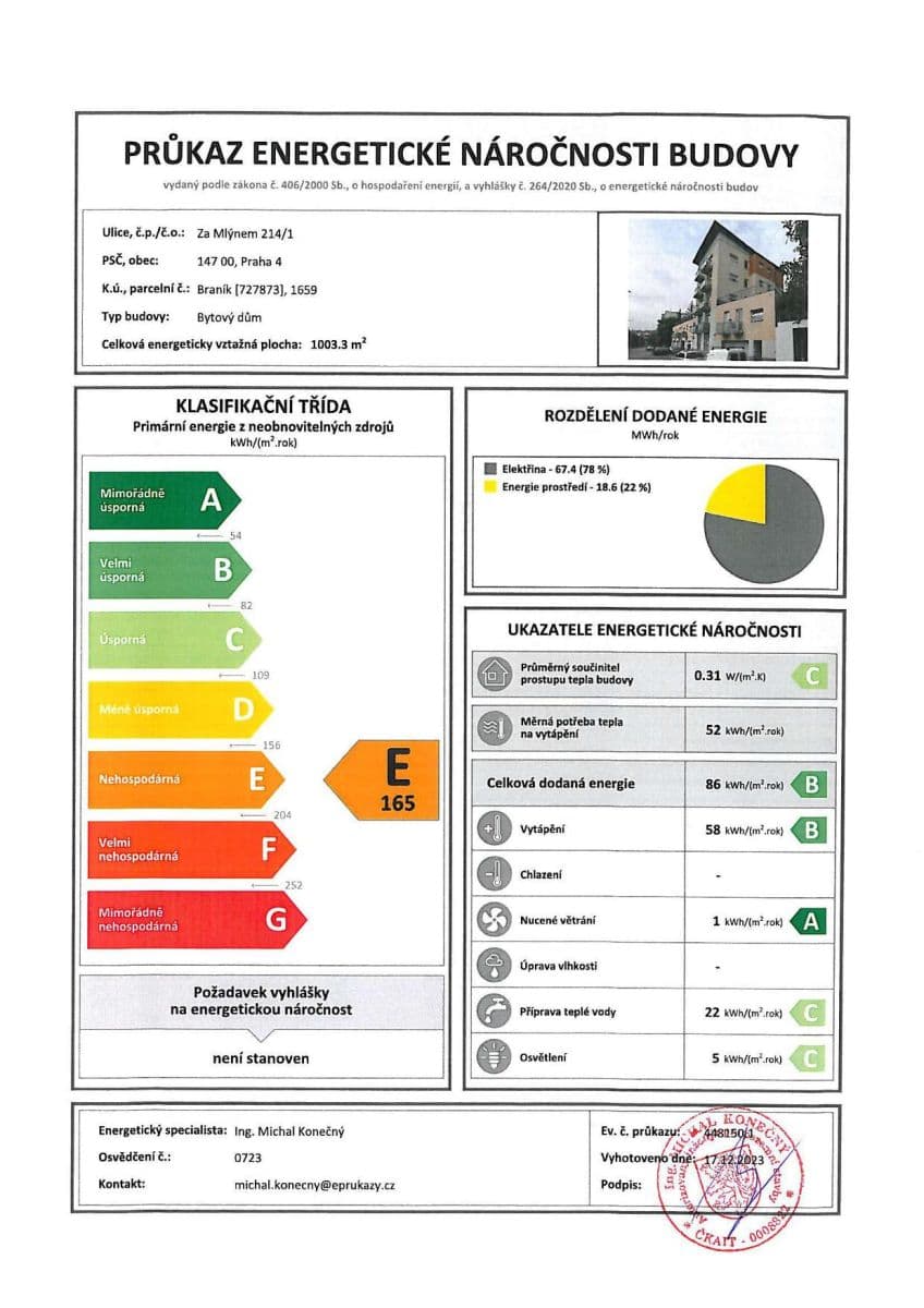 Pronájem bytu 2+kk 60 m², Za Mlýnem, Praha, Praha Pronájem bytu 2+kk 60 m², Za Mlýnem, Praha, Praha