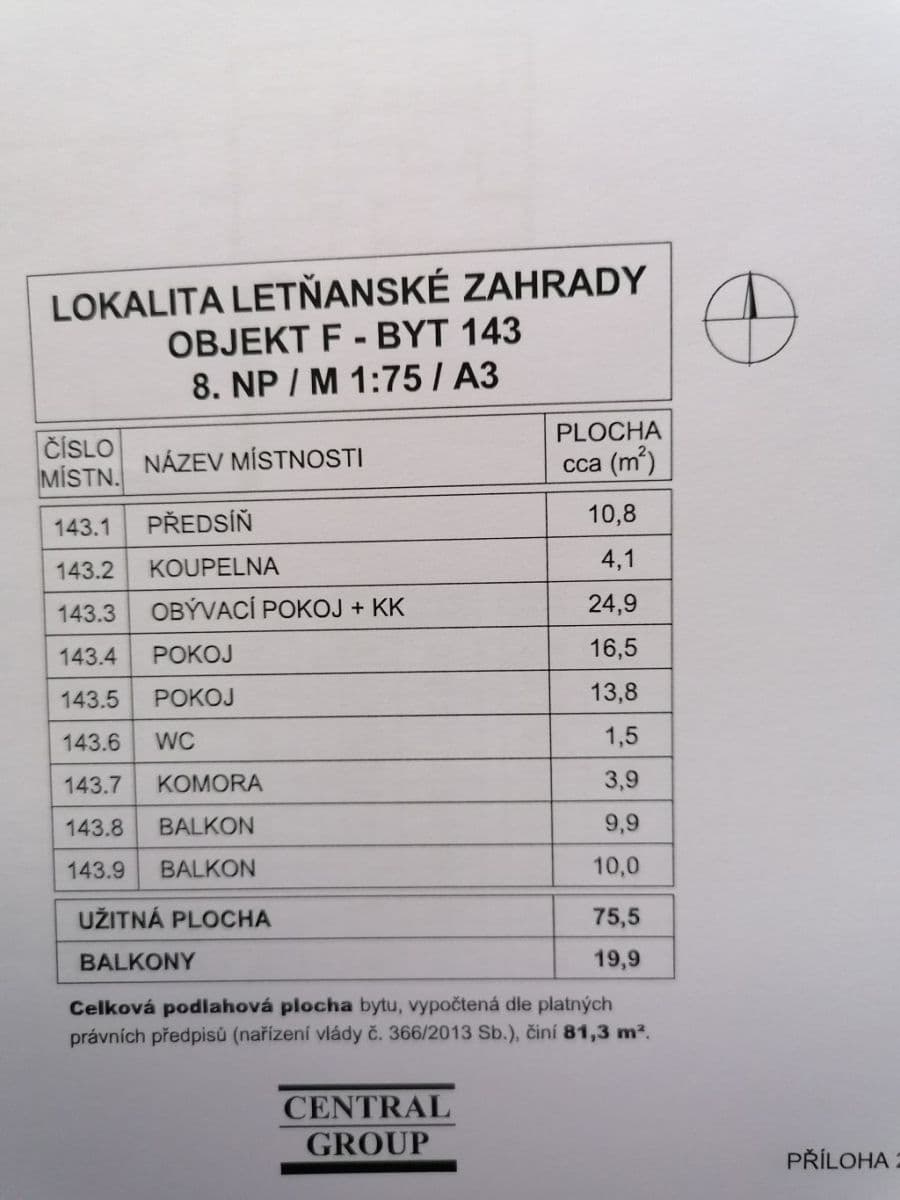 Prodej bytu 3+kk 81 m², Kadečkové, Praha, Praha Prodej bytu 3+kk 81 m², Kadečkové, Praha, Praha