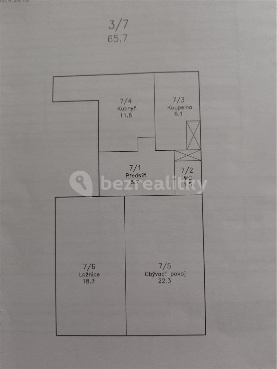 Pronájem bytu 2+1 66 m², Lublaňská, Praha, Praha Pronájem bytu 2+1 66 m², Lublaňská, Praha, Praha