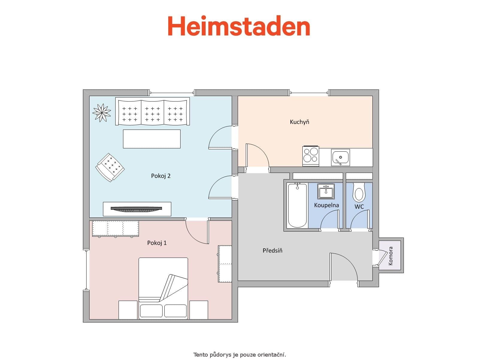 Pronájem bytu 2+1 55 m², U Lesa, Havířov, Moravskoslezský kraj Pronájem bytu 2+1 55 m², U Lesa, Havířov, Moravskoslezský kraj