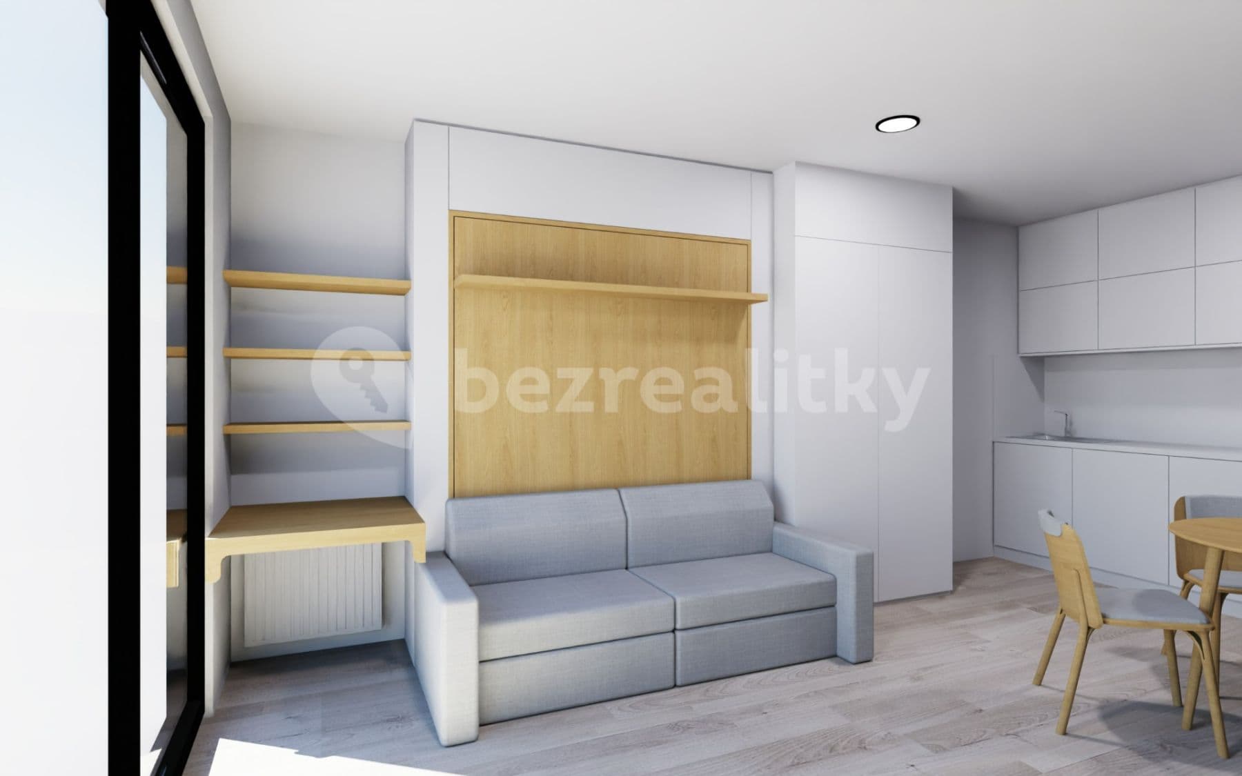 Pronájem bytu 1+kk 39 m², U Mlýnského kanálu, Praha, Praha Pronájem bytu 1+kk 39 m², U Mlýnského kanálu, Praha, Praha