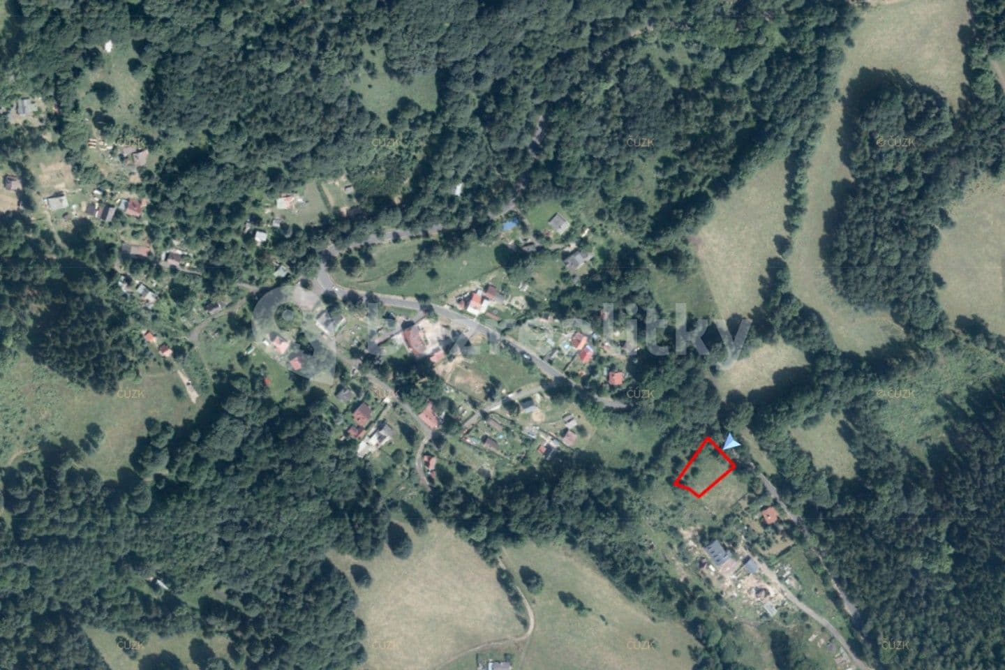 Prodej pozemku 1.004 m², Merklín, Karlovarský kraj
