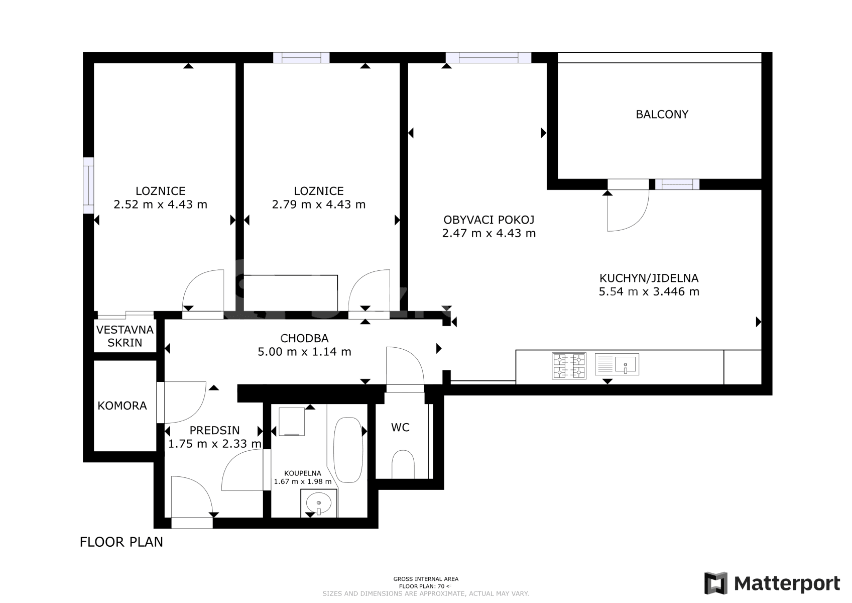 Pronájem bytu 3+kk 68 m², Cesta brigádníků, Kralupy nad Vltavou, Středočeský kraj Pronájem bytu 3+kk 68 m², Cesta brigádníků, Kralupy nad Vltavou, Středočeský kraj