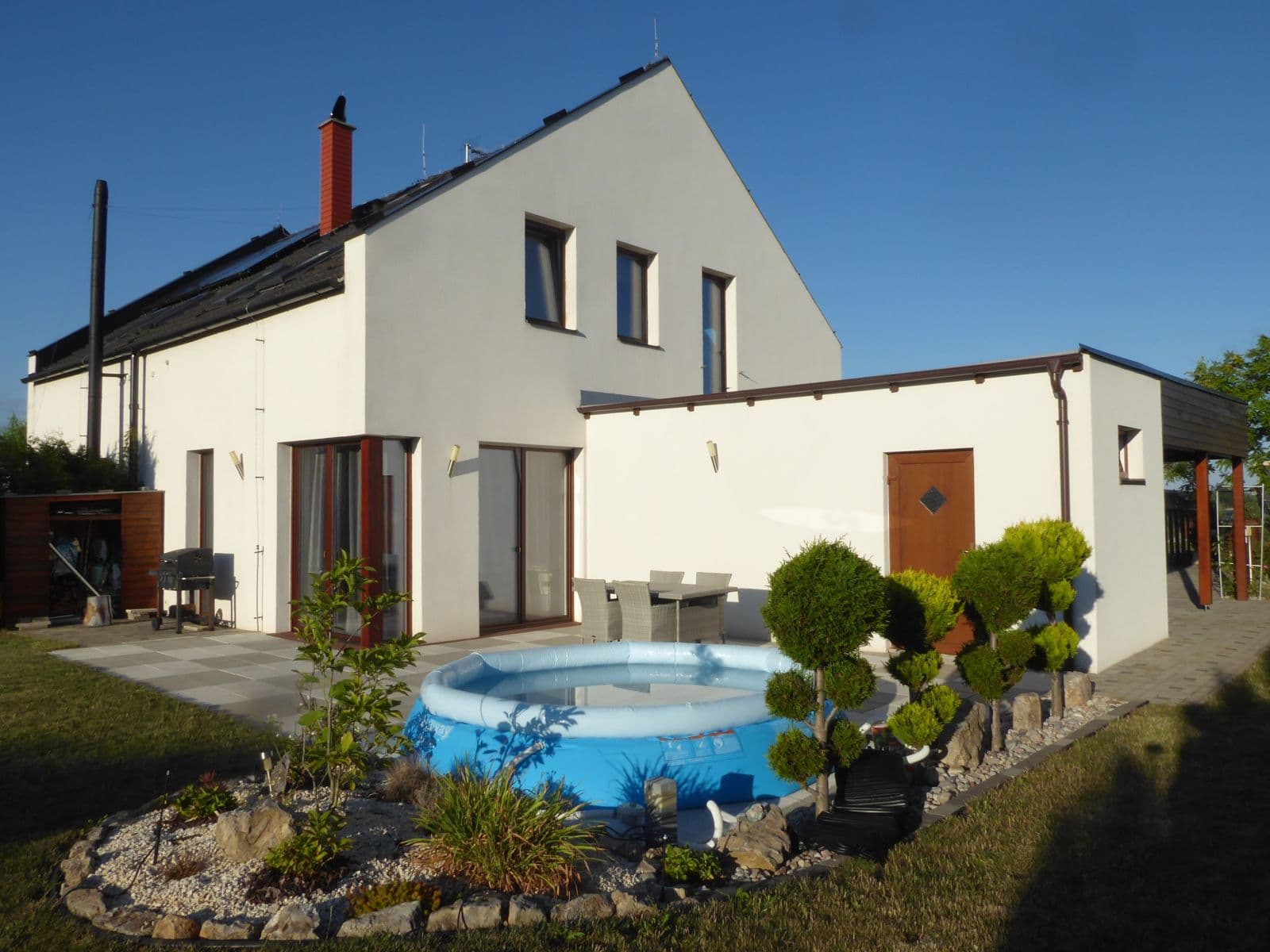 Pronájem domu 121 m², pozemek 587 m², V Hlinkách, Vysoký Újezd, Středočeský kraj Pronájem domu 121 m², pozemek 587 m², V Hlinkách, Vysoký Újezd, Středočeský kraj