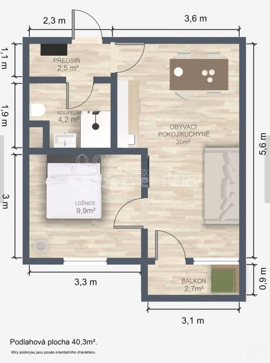 Pronájem bytu 2+kk 50 m², Na Klášteře, Beroun, Středočeský kraj Pronájem bytu 2+kk 50 m², Na Klášteře, Beroun, Středočeský kraj