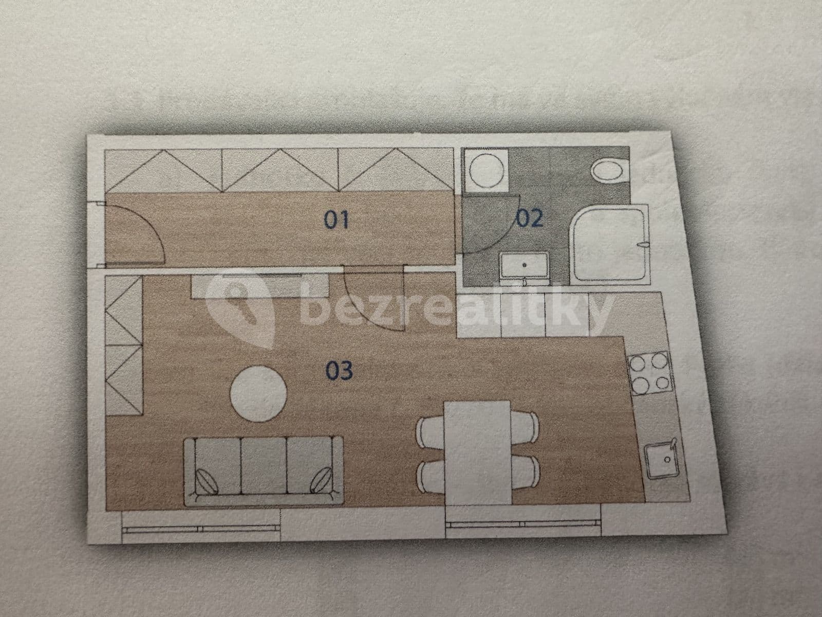 Pronájem bytu 1+kk 38 m², Praha, Praha Pronájem bytu 1+kk 38 m², Praha, Praha