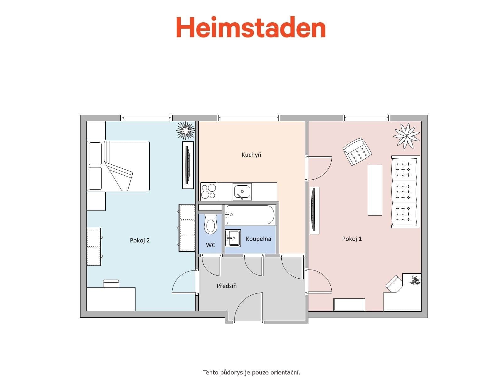 Pronájem bytu 2+1 48 m², Národní třída, Havířov, Moravskoslezský kraj Pronájem bytu 2+1 48 m², Národní třída, Havířov, Moravskoslezský kraj