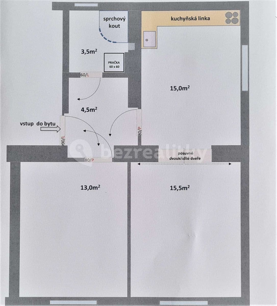 Pronájem bytu 2+1 51 m², Dvouletky, Ostrava, Moravskoslezský kraj Pronájem bytu 2+1 51 m², Dvouletky, Ostrava, Moravskoslezský kraj