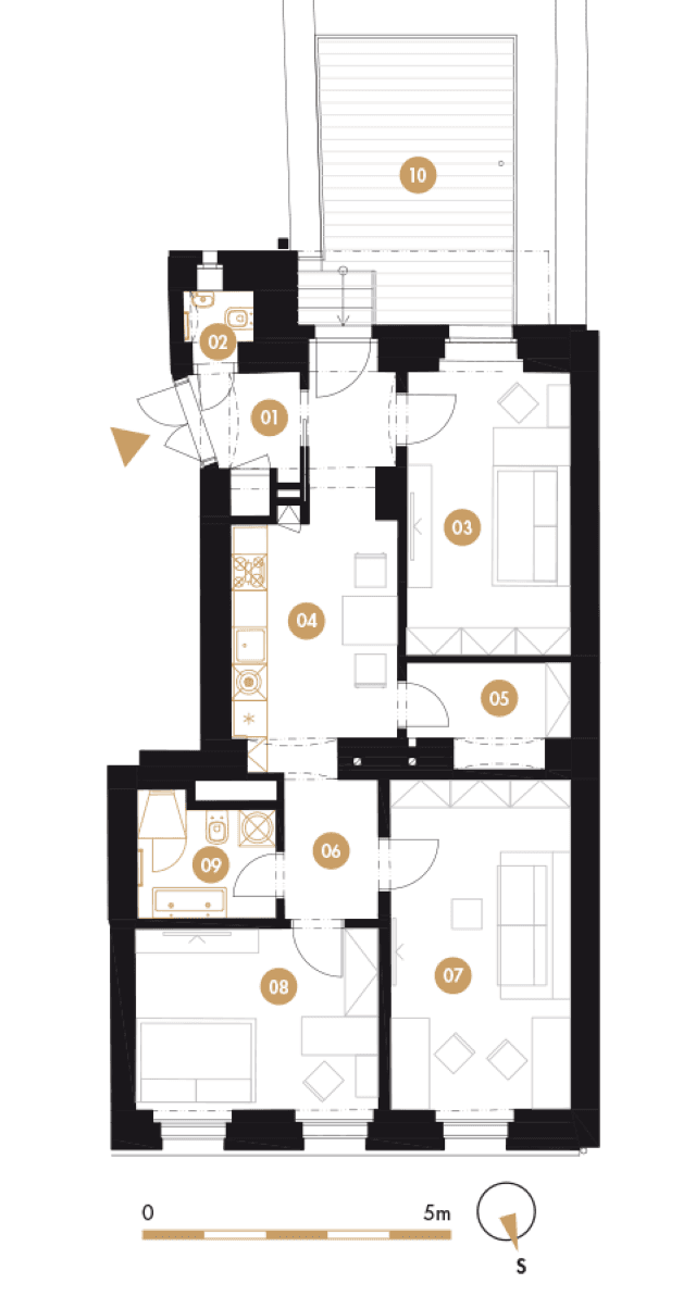 Pronájem bytu 3+1 71 m², Francouzská, Praha, Praha Pronájem bytu 3+1 71 m², Francouzská, Praha, Praha