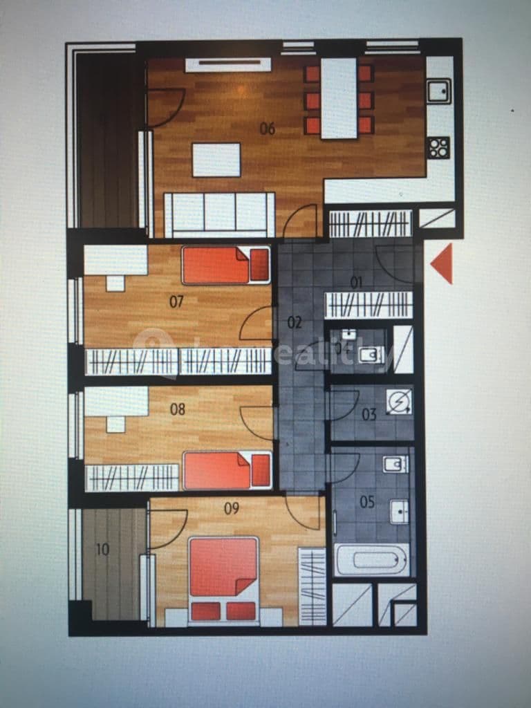 Pronájem bytu 4+kk 109 m², Walterovo náměstí, Praha, Praha Pronájem bytu 4+kk 109 m², Walterovo náměstí, Praha, Praha