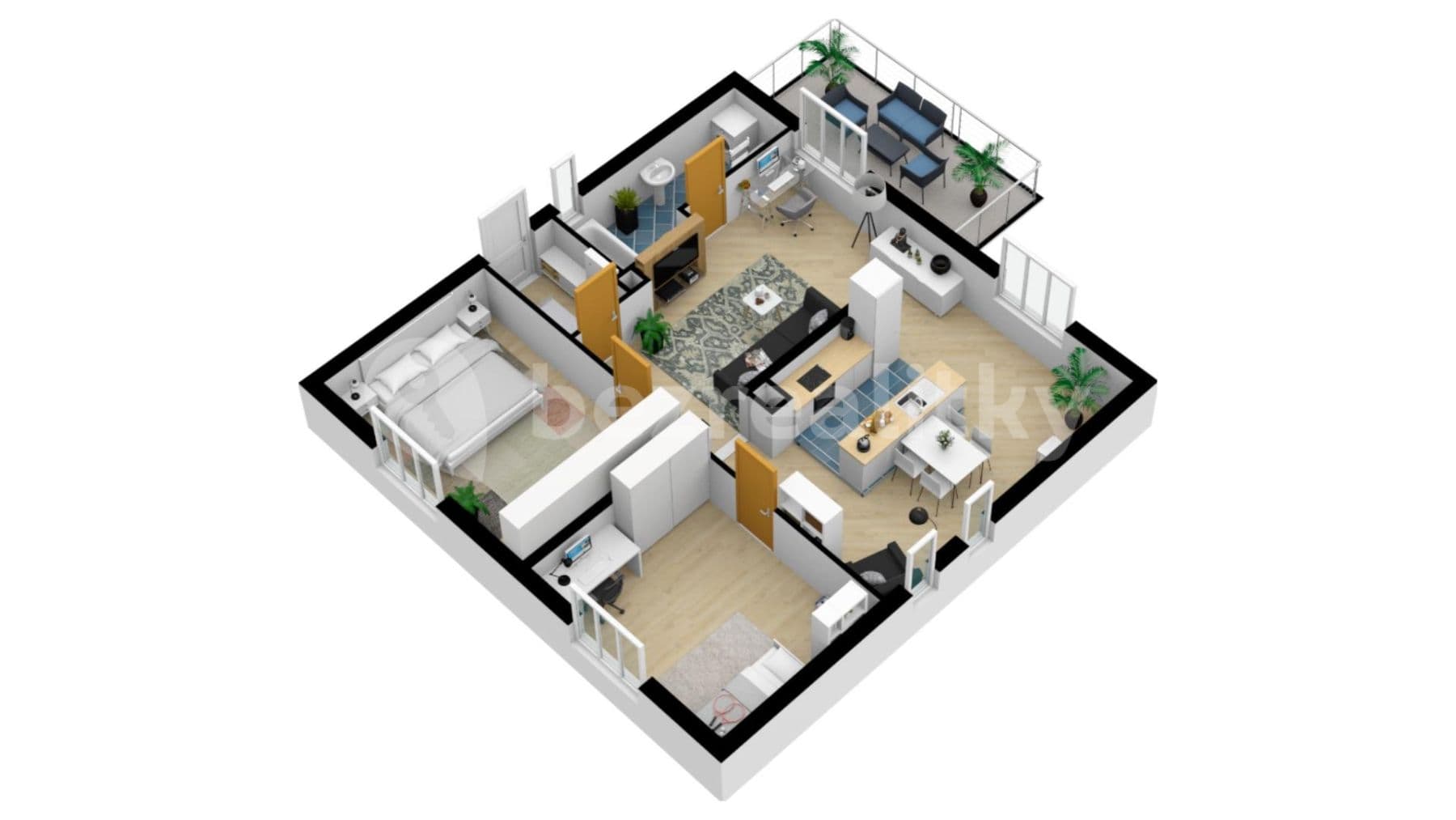 Pronájem bytu 3+1 398 m², V Rybníčkách, Praha, Praha Pronájem bytu 3+1 398 m², V Rybníčkách, Praha, Praha