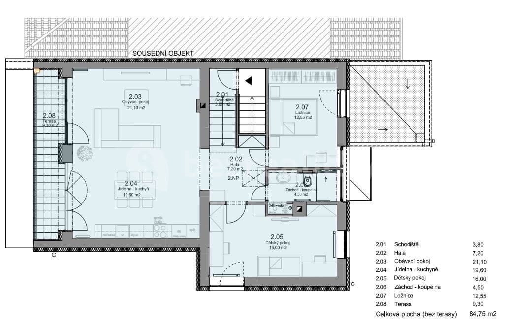 Pronájem bytu 3+kk 85 m², Veverské Knínice, Jihomoravský kraj Pronájem bytu 3+kk 85 m², Veverské Knínice, Jihomoravský kraj