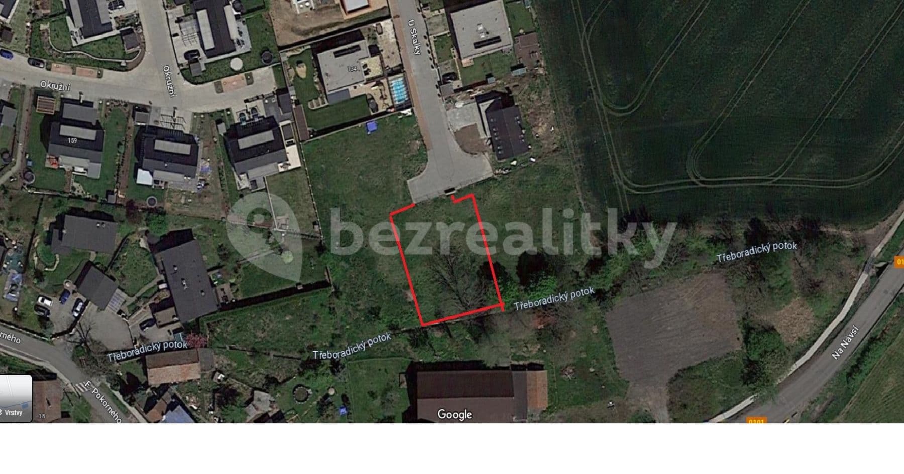Prodej pozemku 720 m², U Skalky, Veleň, Středočeský kraj