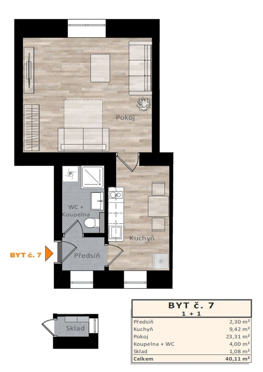 Pronájem bytu 1+1 40 m², Zvoníčkova, Ostrava, Moravskoslezský kraj Pronájem bytu 1+1 40 m², Zvoníčkova, Ostrava, Moravskoslezský kraj