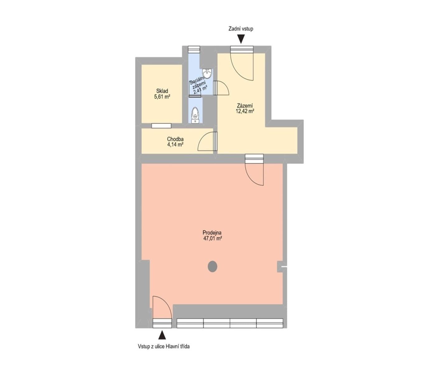Pronájem kanceláře 71 m², Hlavní třída, Havířov, Moravskoslezský kraj Pronájem kanceláře 71 m², Hlavní třída, Havířov, Moravskoslezský kraj