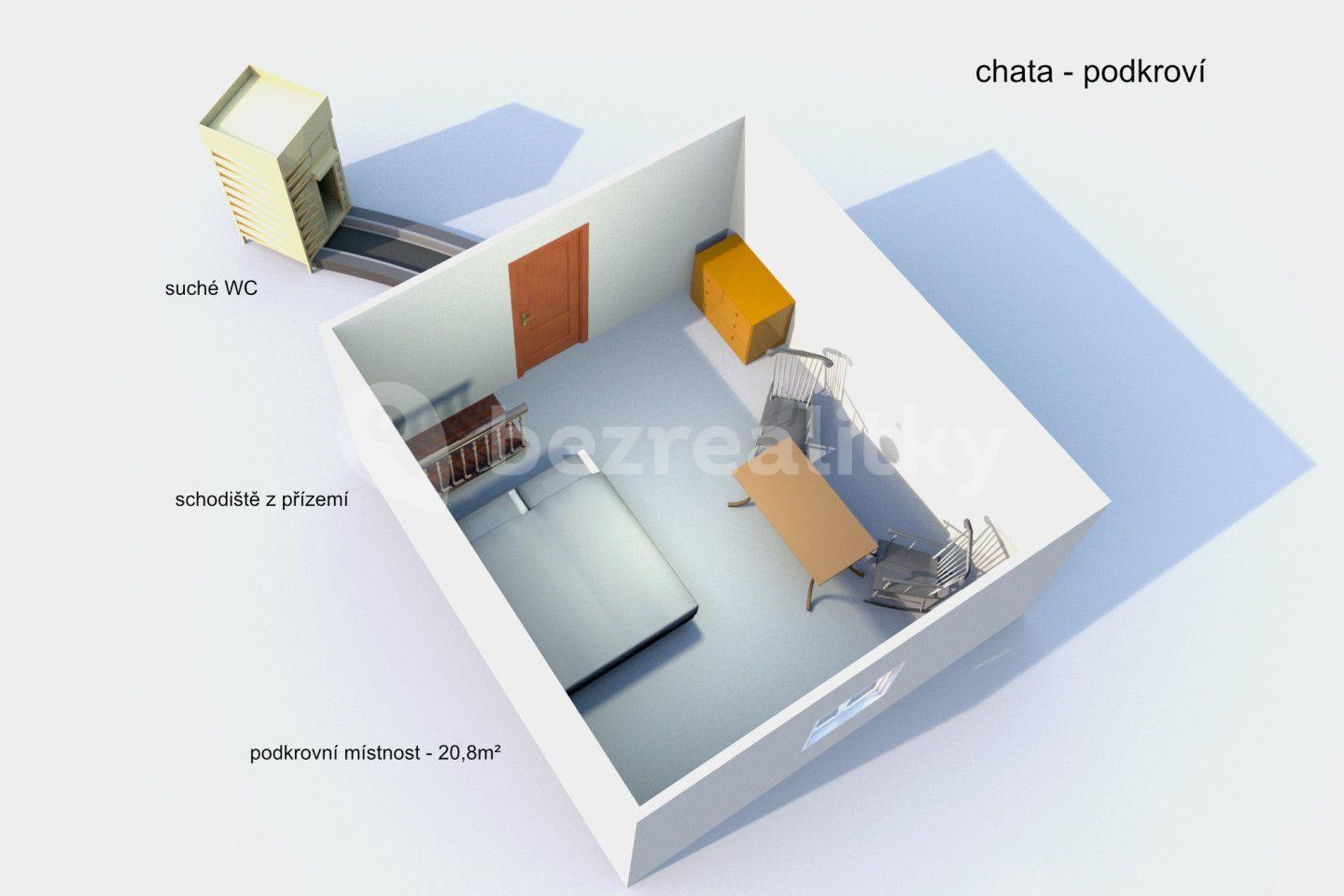Prodej chaty, chalupy 45 m², pozemek 35 m², Chlum, Plzeňský kraj