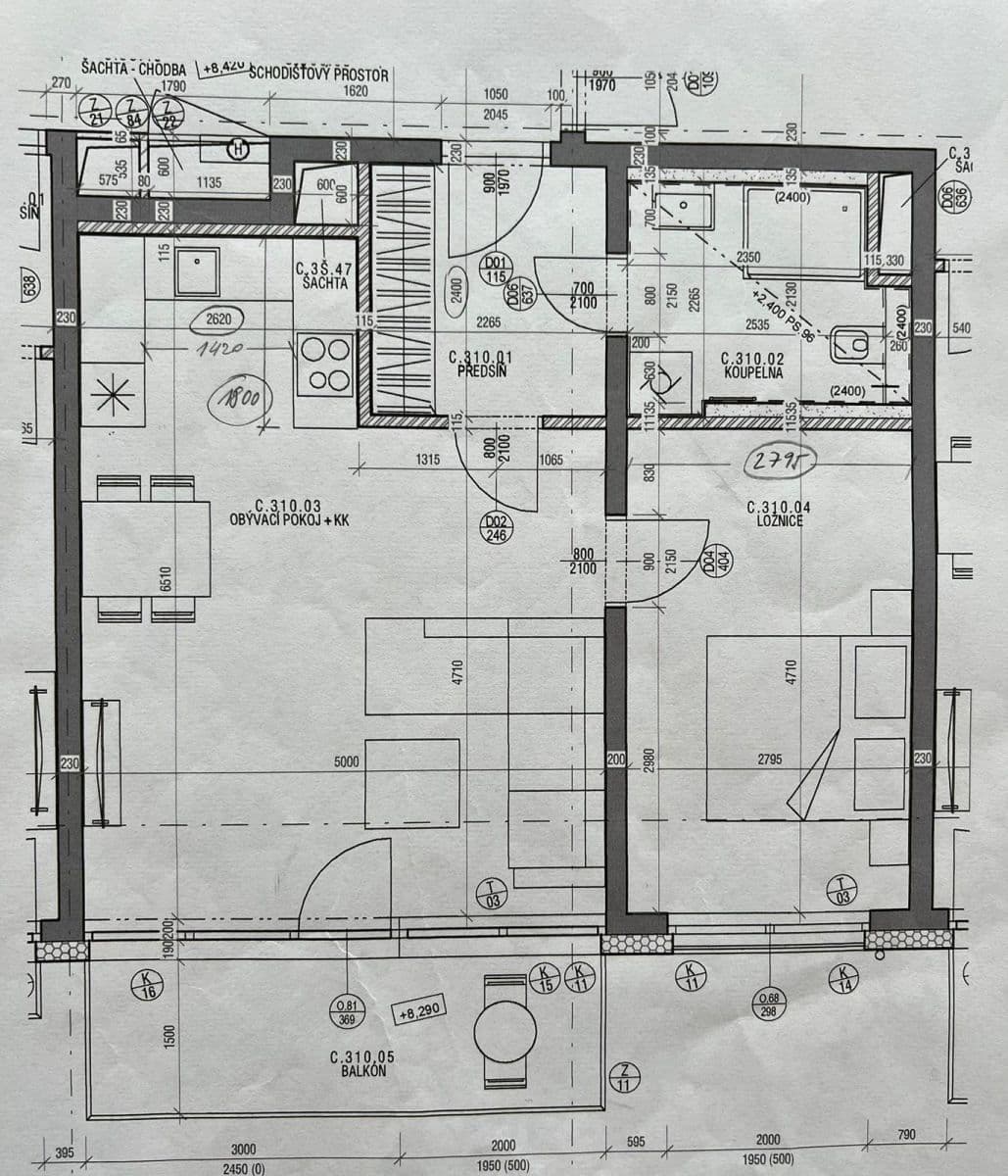 Pronájem bytu 2+kk 59 m², Františka Kadlece, Praha, Praha Pronájem bytu 2+kk 59 m², Františka Kadlece, Praha, Praha
